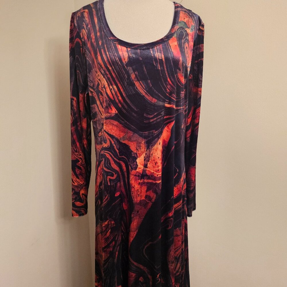 NWT Soft Surroundings Velvet Maxi Dress